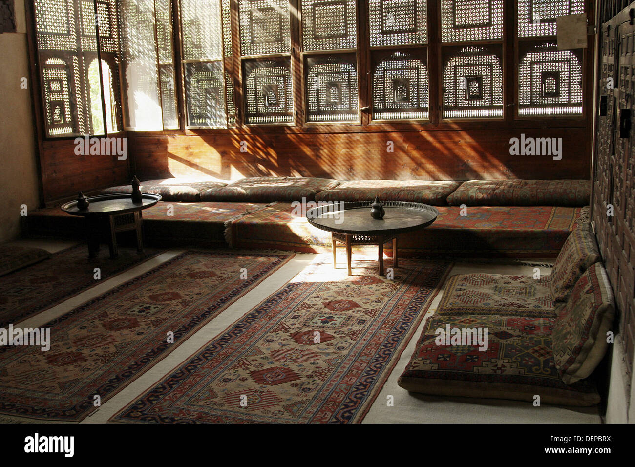 Room In Old Arabic House Beyt El Sahemy In Cairo Egypt Stock