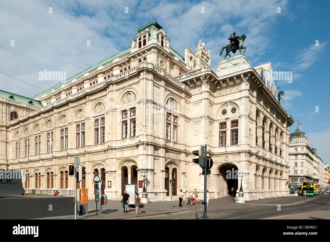 Österreich, Wien, Wiener Staatsoper Stock Photo