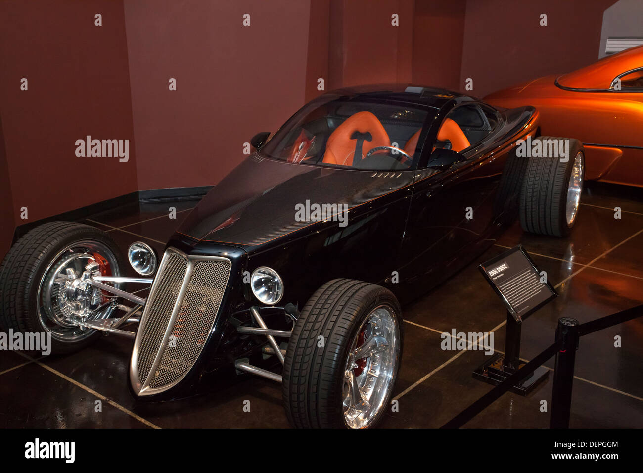 2006 Dodge 'Hemistear' a Chip Foose Design that became the Plymouth Prowler at the Petersen Museum in Los Angeles California Stock Photo