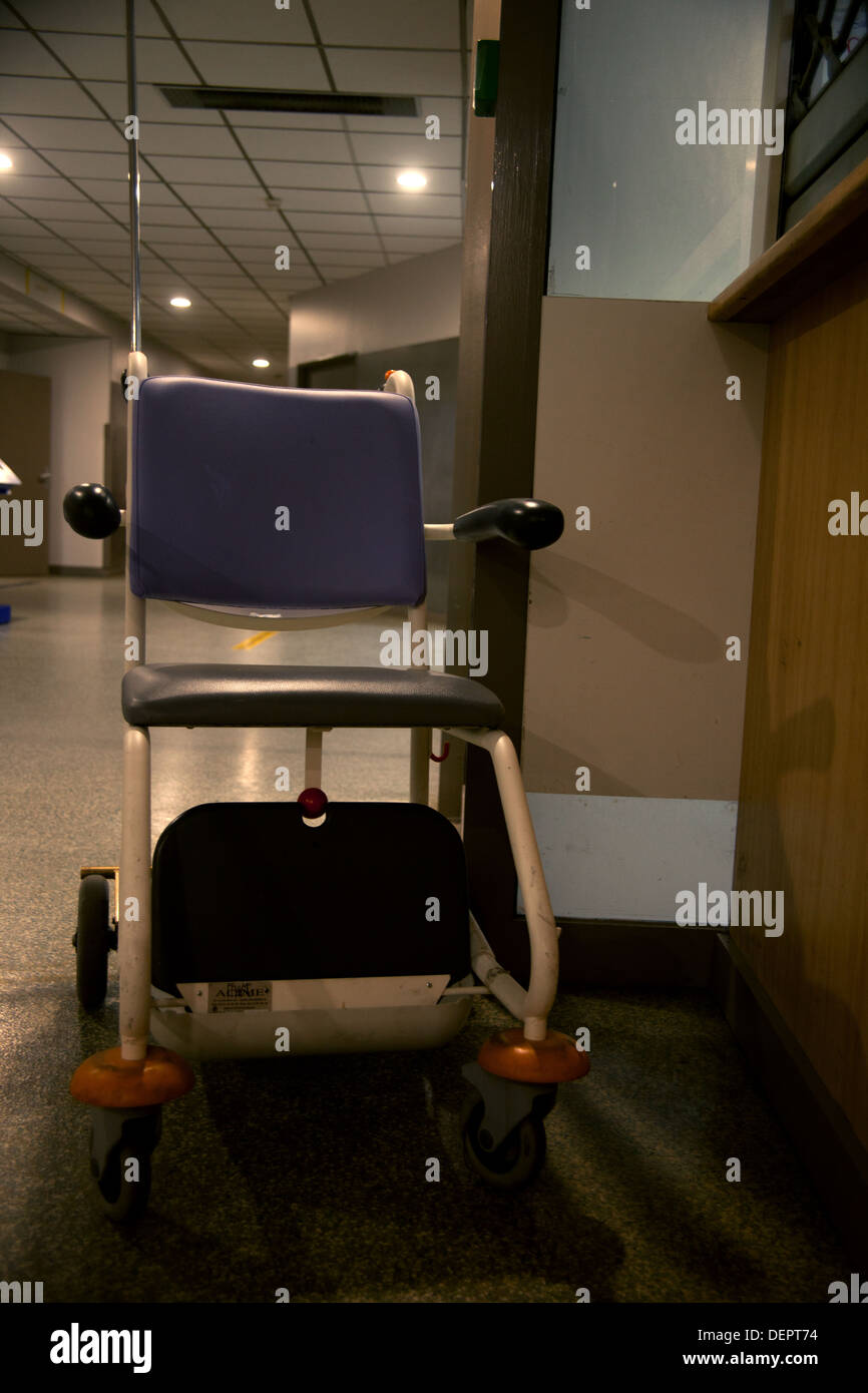 wheelchair in a hospital Stock Photo Alamy