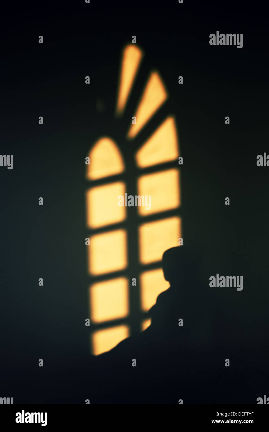 Shadow on wall Stock Photo Alamy
