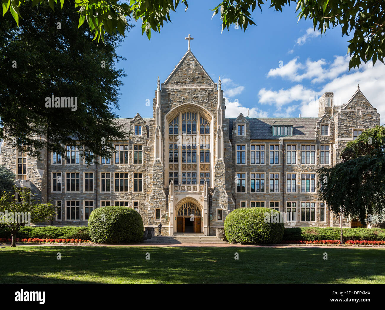 Georgetown University, Washington DC - White-Gravenor Hall Stock Photo