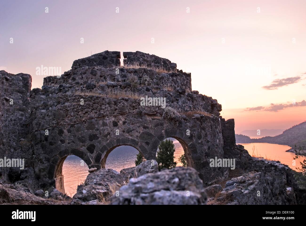 Byzantin Chapel, Gemiler island St Nicholas island, around Fethiye