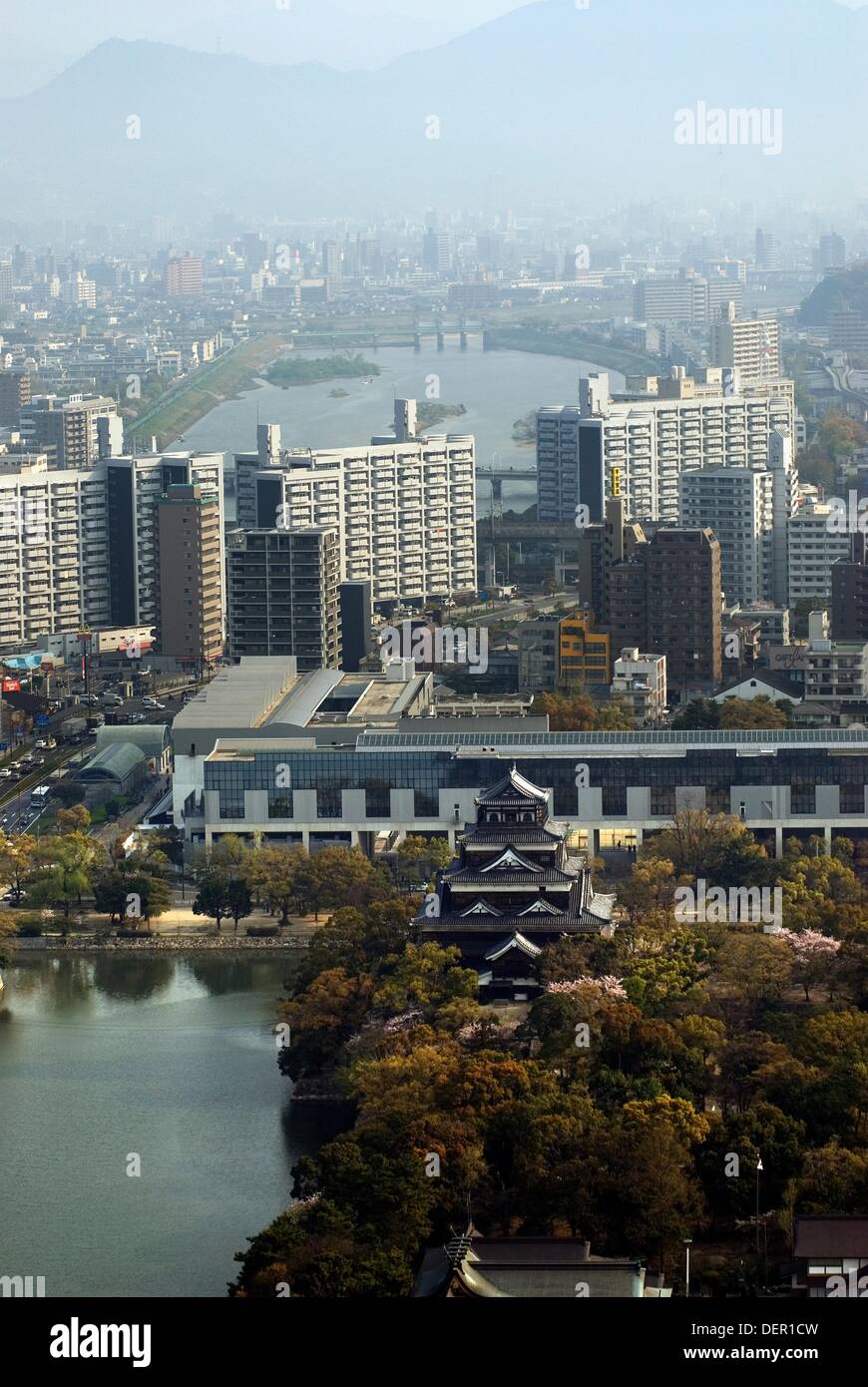 Aerial view hiroshima city hi-res stock photography and images - Alamy