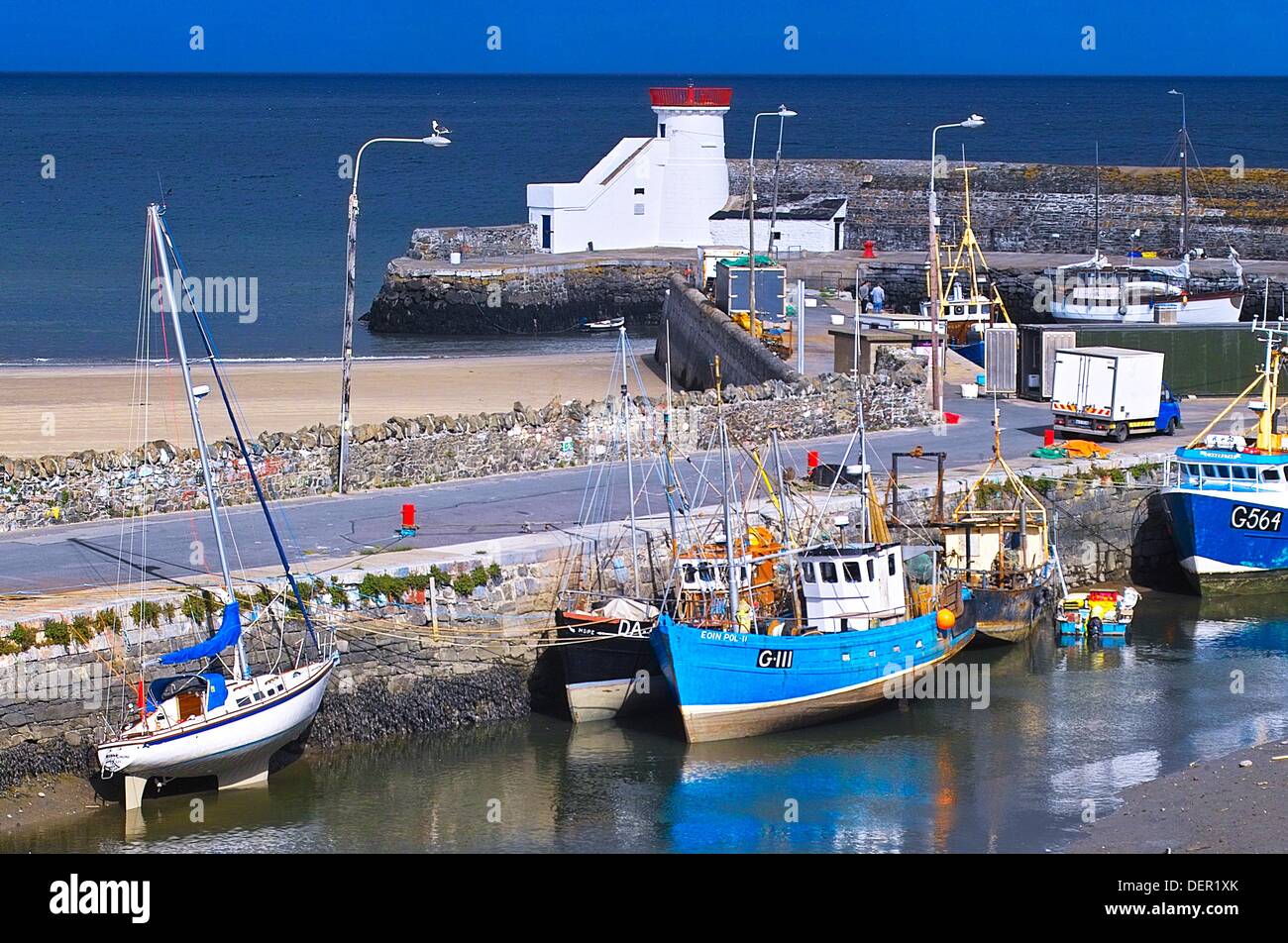 Balbriggan Harbour, Co Dublin, Ireland Balbriggan is a small Stock