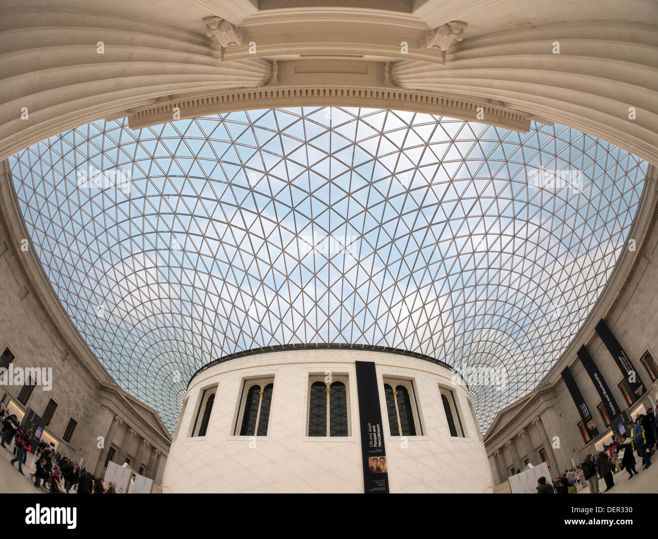 The British Museum - Queen Elizabeth II Great Court Stock Photo