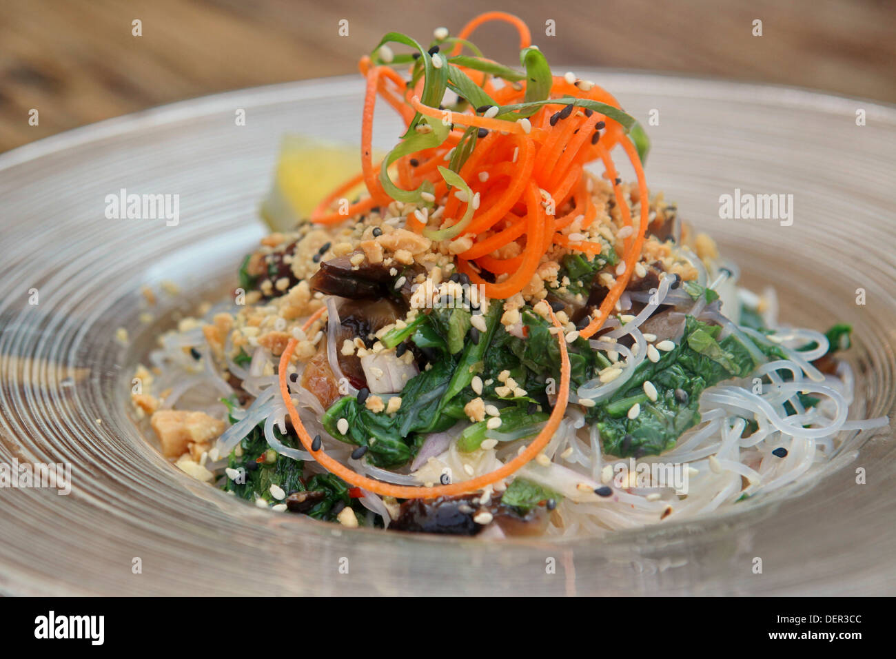 Vegetarian rice noodles Stock Photo - Alamy