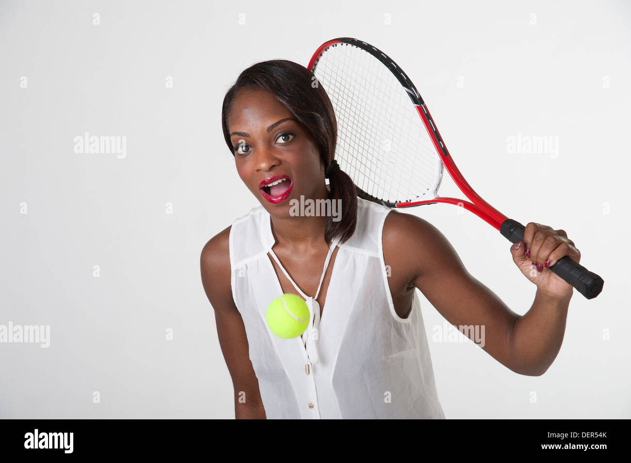 White female tennis black female tennis player hi-res stock photography ...