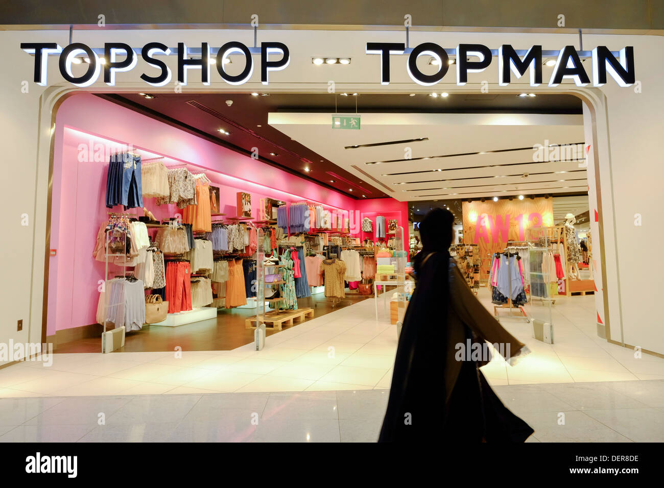 Topshop store in Dubai Mall in Dubai United Arab emirates Stock Photo -  Alamy