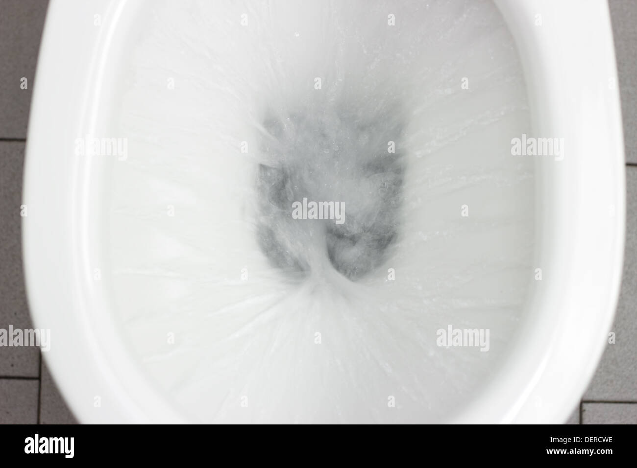 Flush clean wc, water splash in toilet Stock Photo Alamy