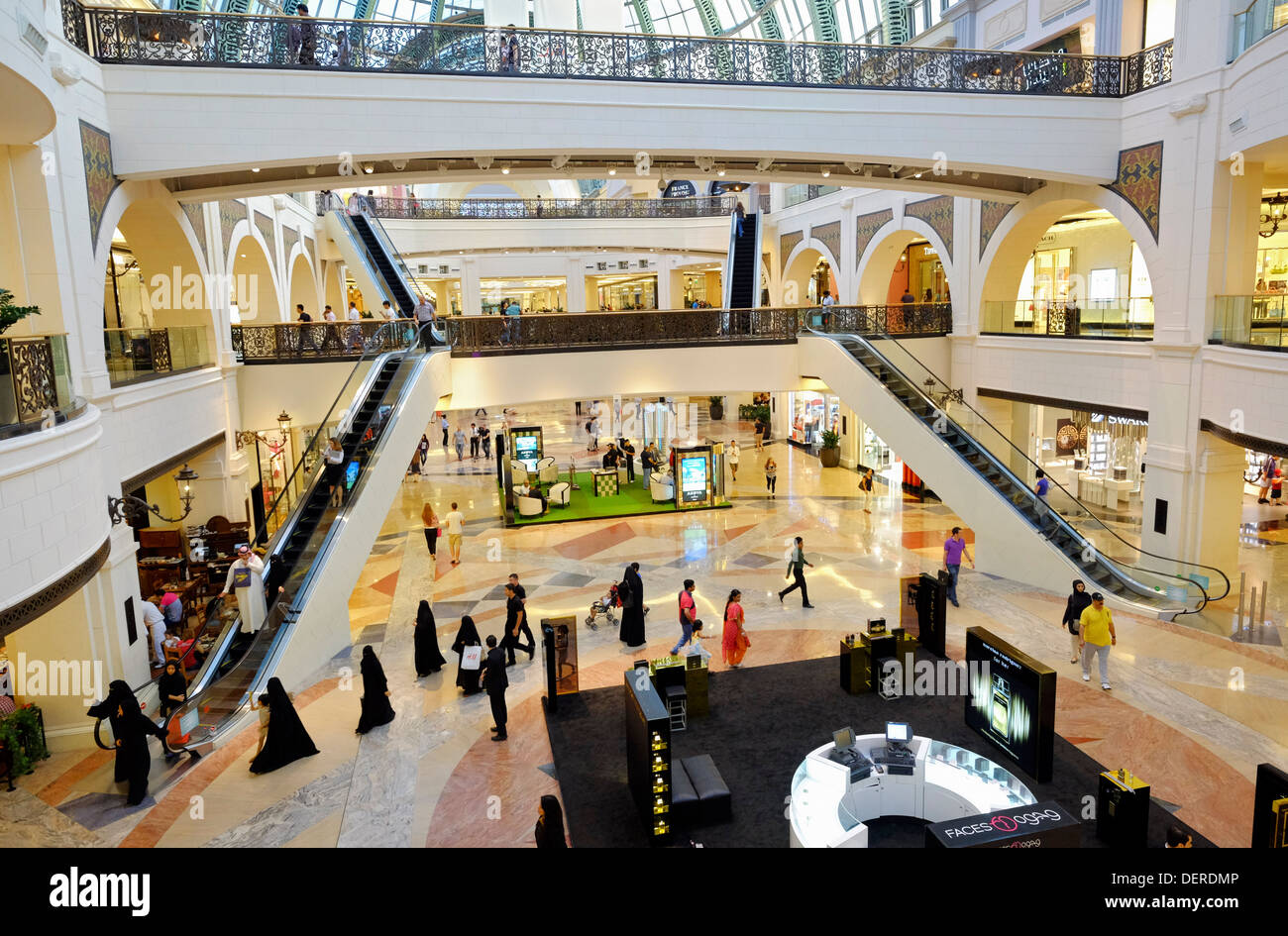 Interior of Mall of the Emirates shopping centre in Dubai United Arab Emirates Stock Photo Alamy