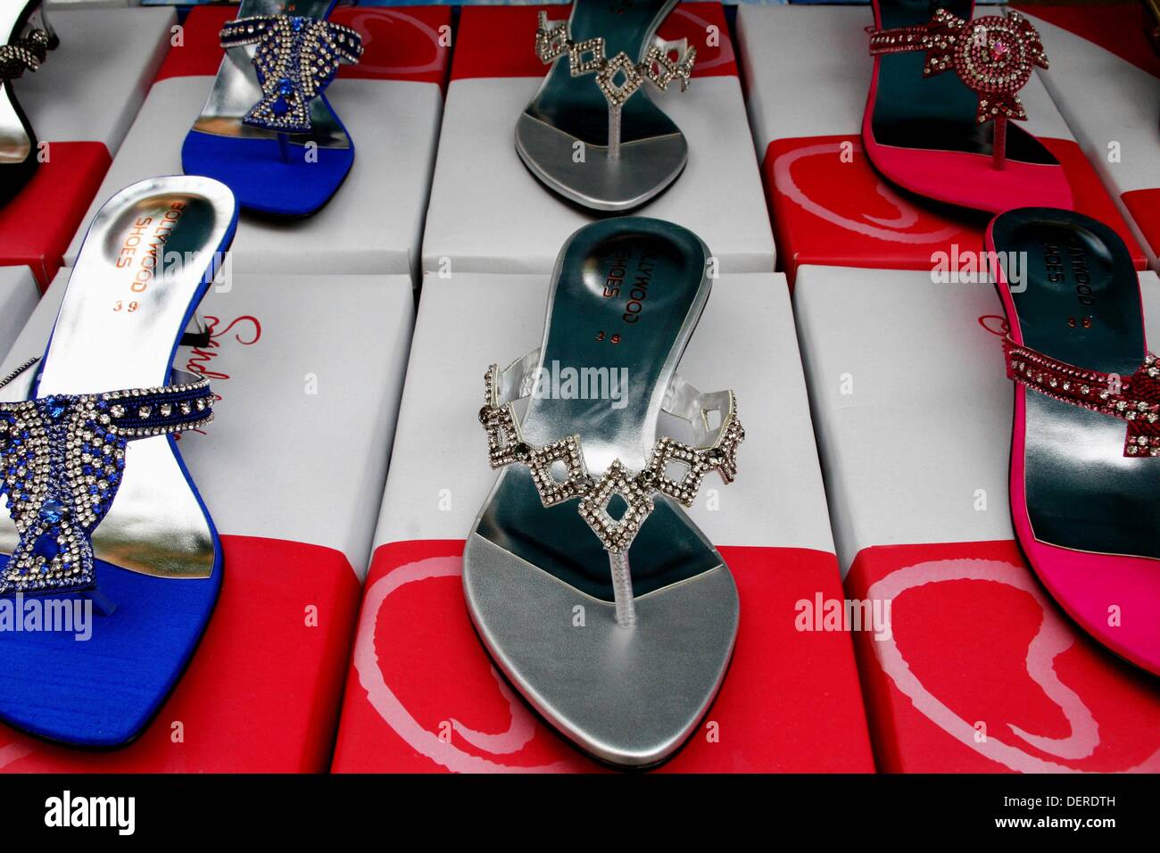 bollywood style shoes Stock Photo - Alamy