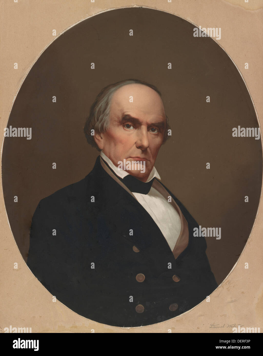 Daniel Webster - USA senator and statesman from Massachusetts 1782 - 1852 Stock Photo