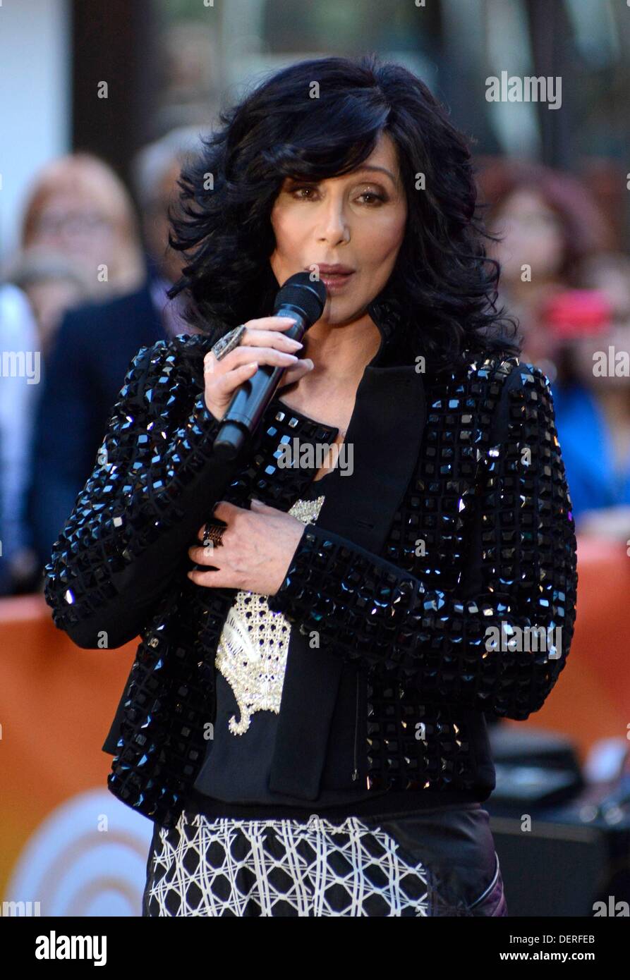 Cher Rockerfrller New York, NY. 23rd Sep, 2013. Cher on stage for NBC Today Show Concert ...