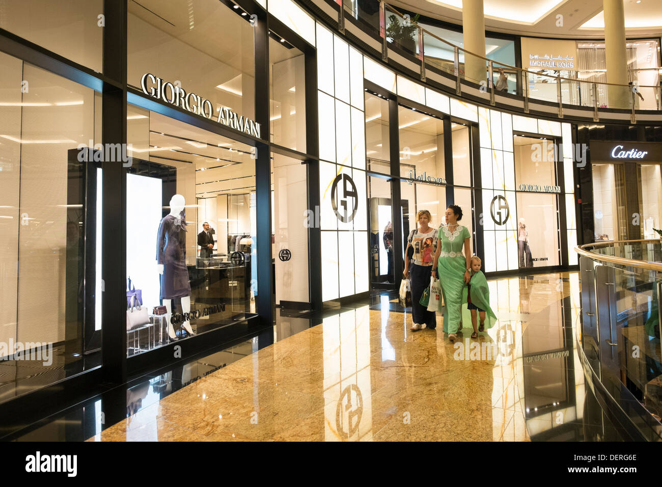 Dubai, United Arab Emirates - May 27, 2021: Dubai Mall Fashion