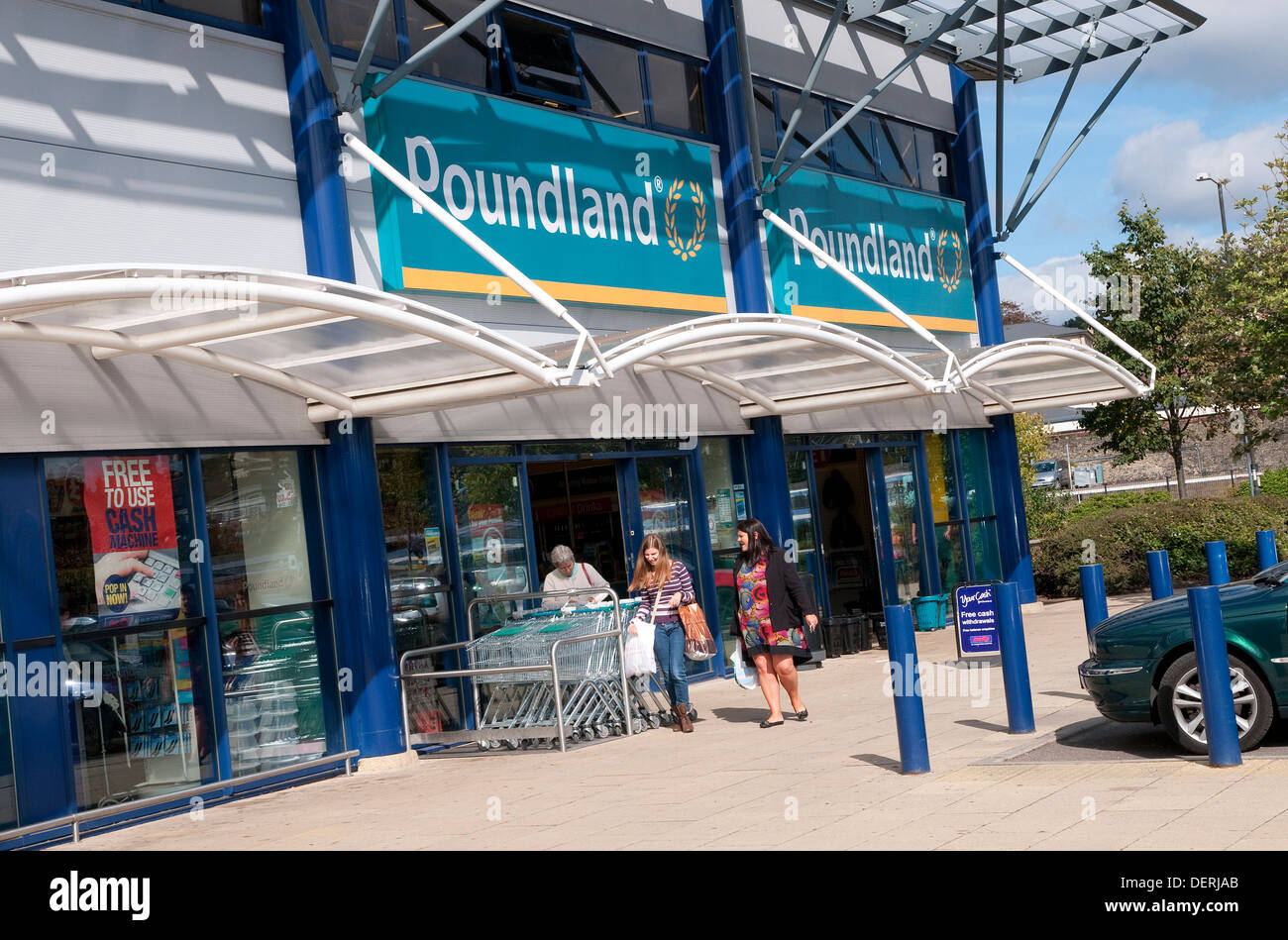 poundland store, norwich, norfolk, england Stock Photo