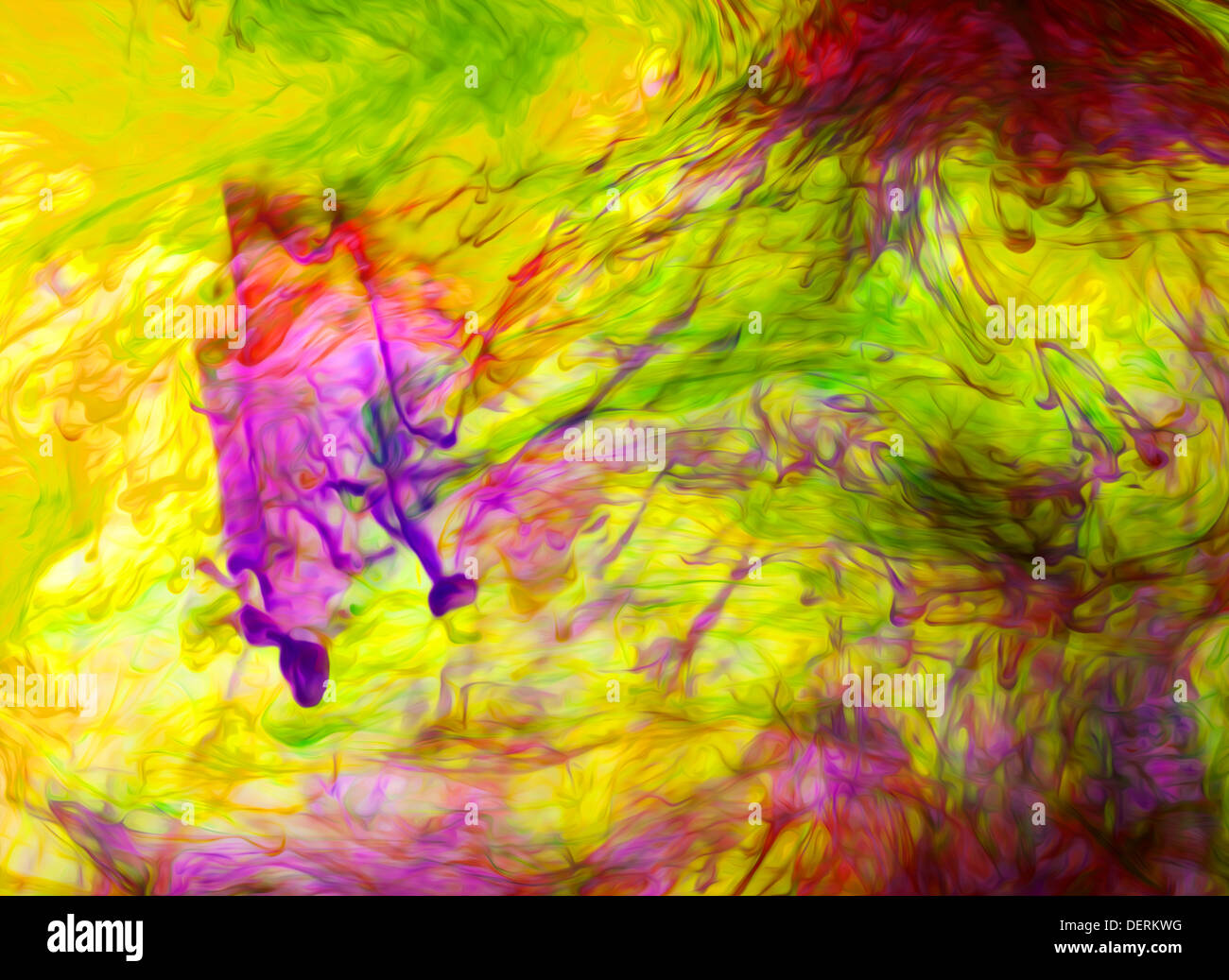 inks in Water Stock Photo - Alamy