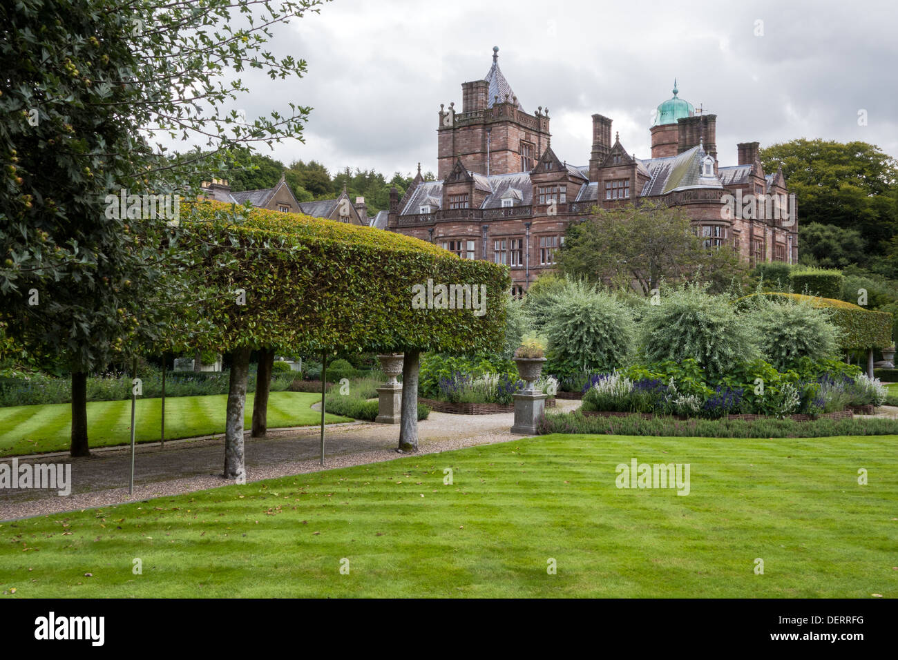 Holker Hall near Cartmel, Cumbria Stock Photo