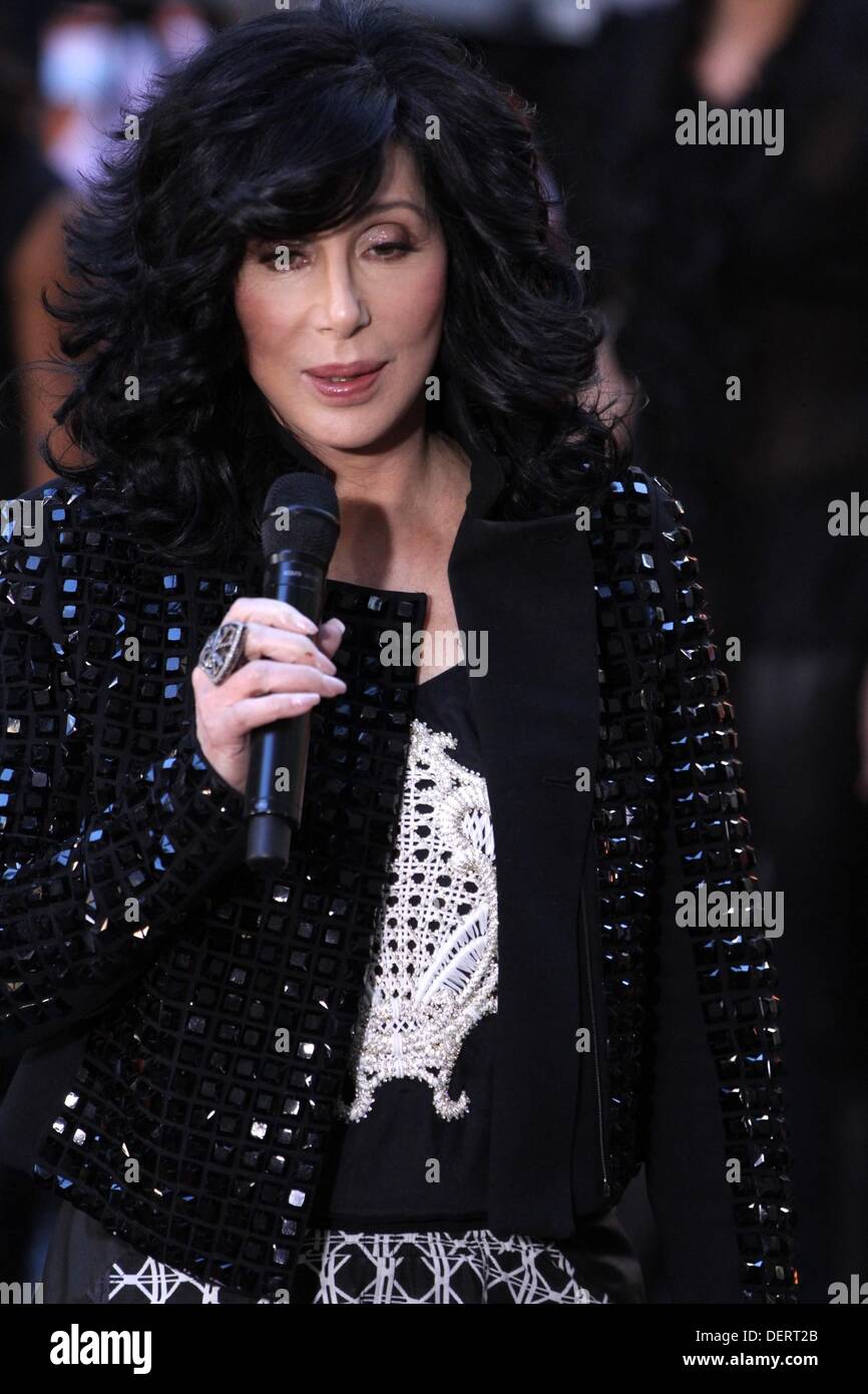 Cher Rockerfrller New York, NY. 23rd Sep, 2013. Cher on stage for NBC Today Show Concert ...