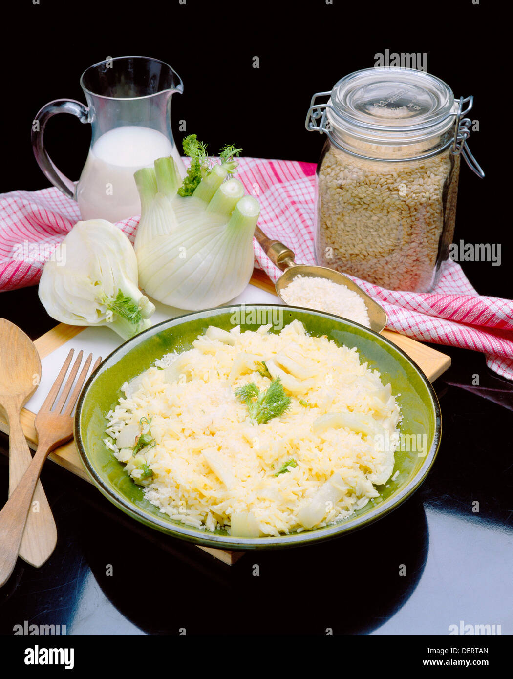 Rice with fennel Stock Photo Alamy