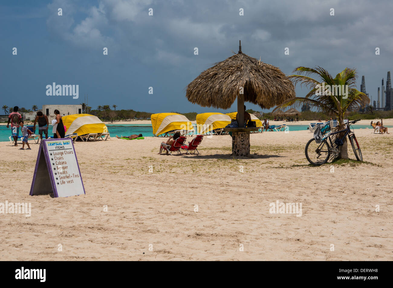 Baby Beach Aruba Stock Photo Alamy
