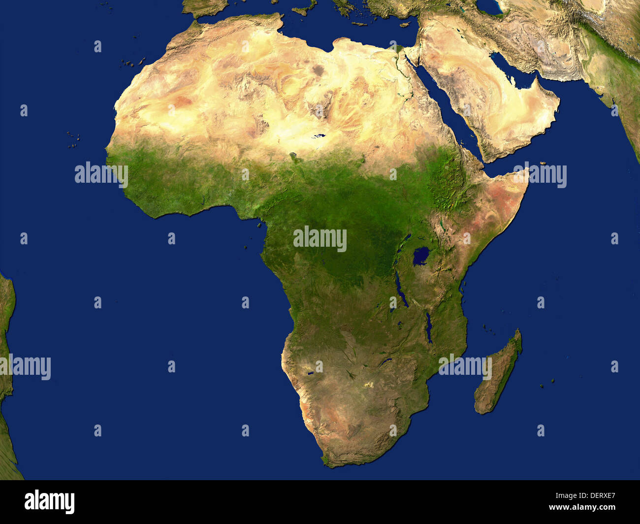 Satellite image africa hi-res stock photography and images - Alamy