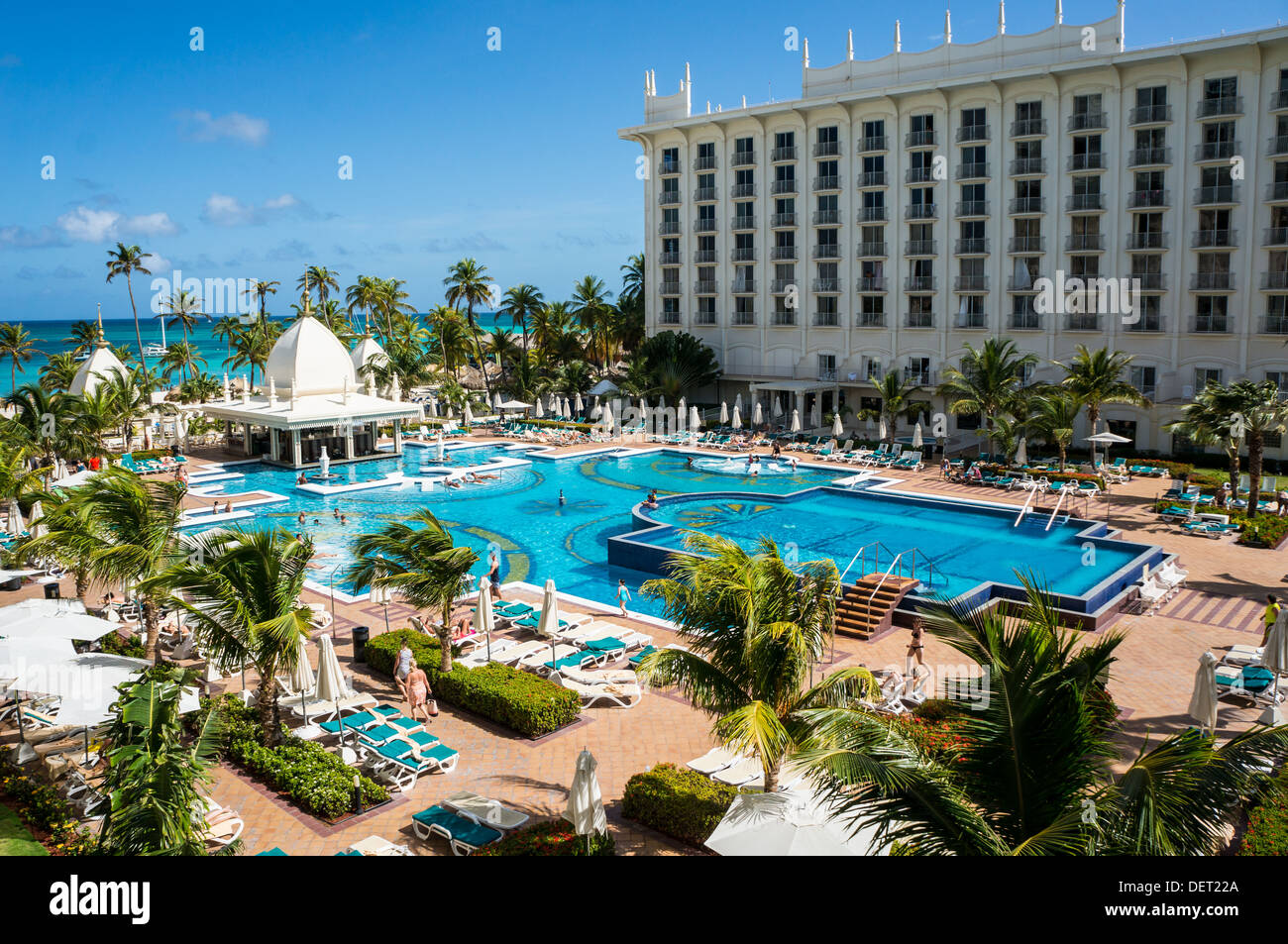 Hotel Riu Palace Aruba Stock Photo Alamy