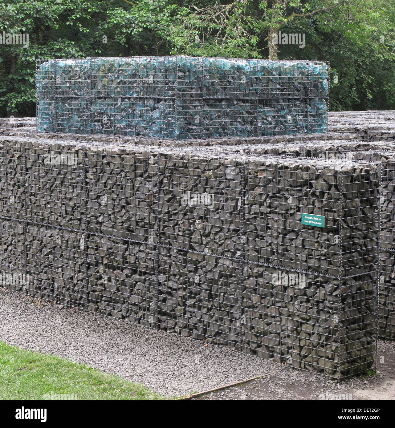 Minotaur Maze Moder Art Sculpture, Kielder, Northumberland, England, UK Stock Photo Alamy