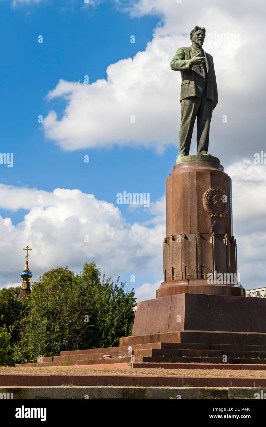 Kalinin Monument, Kaliningrad, Russia Stock Photo