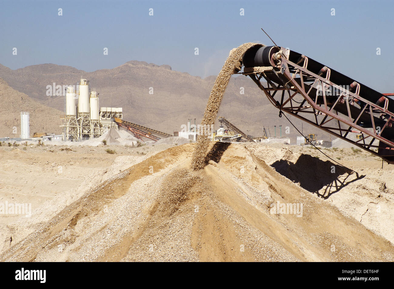 Conveyor Belt in Gravel Pit Stock Photo 60768331 Alamy