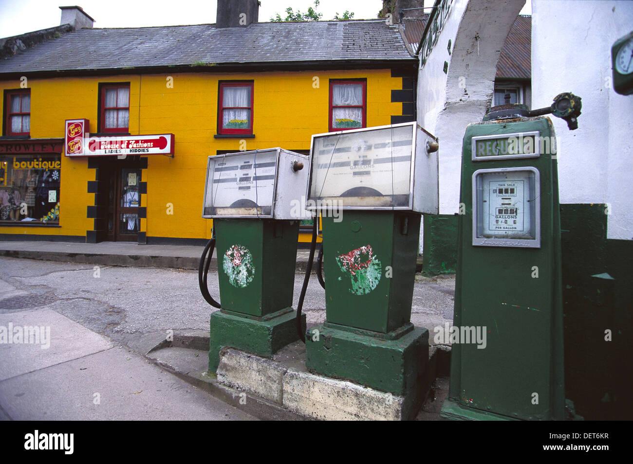 Gas station. Ireland Stock Photo Alamy