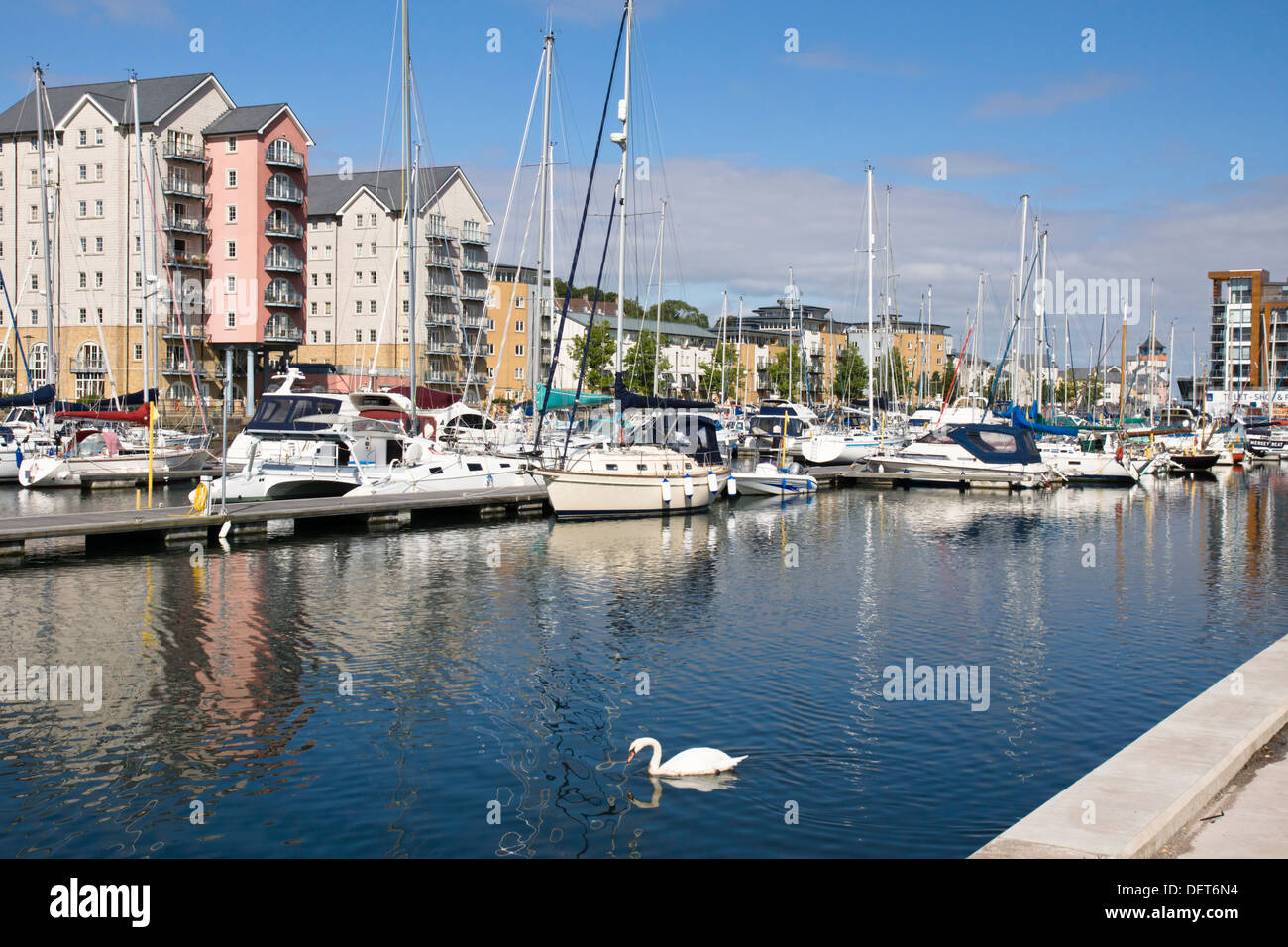 Portishead Marina Somerset England Boats Stock Photo Alamy