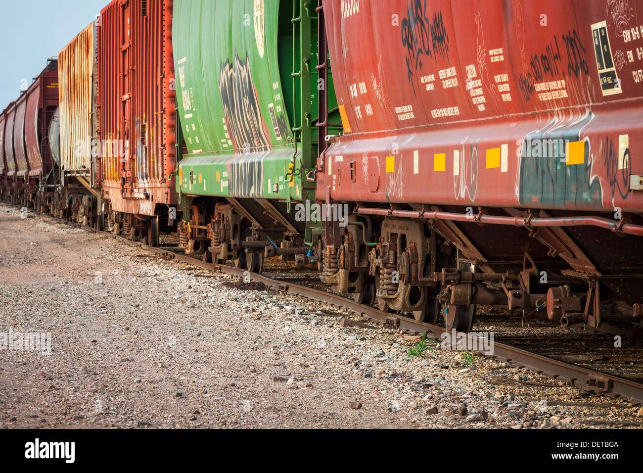 Iron freight cars hires stock photography and images Alamy
