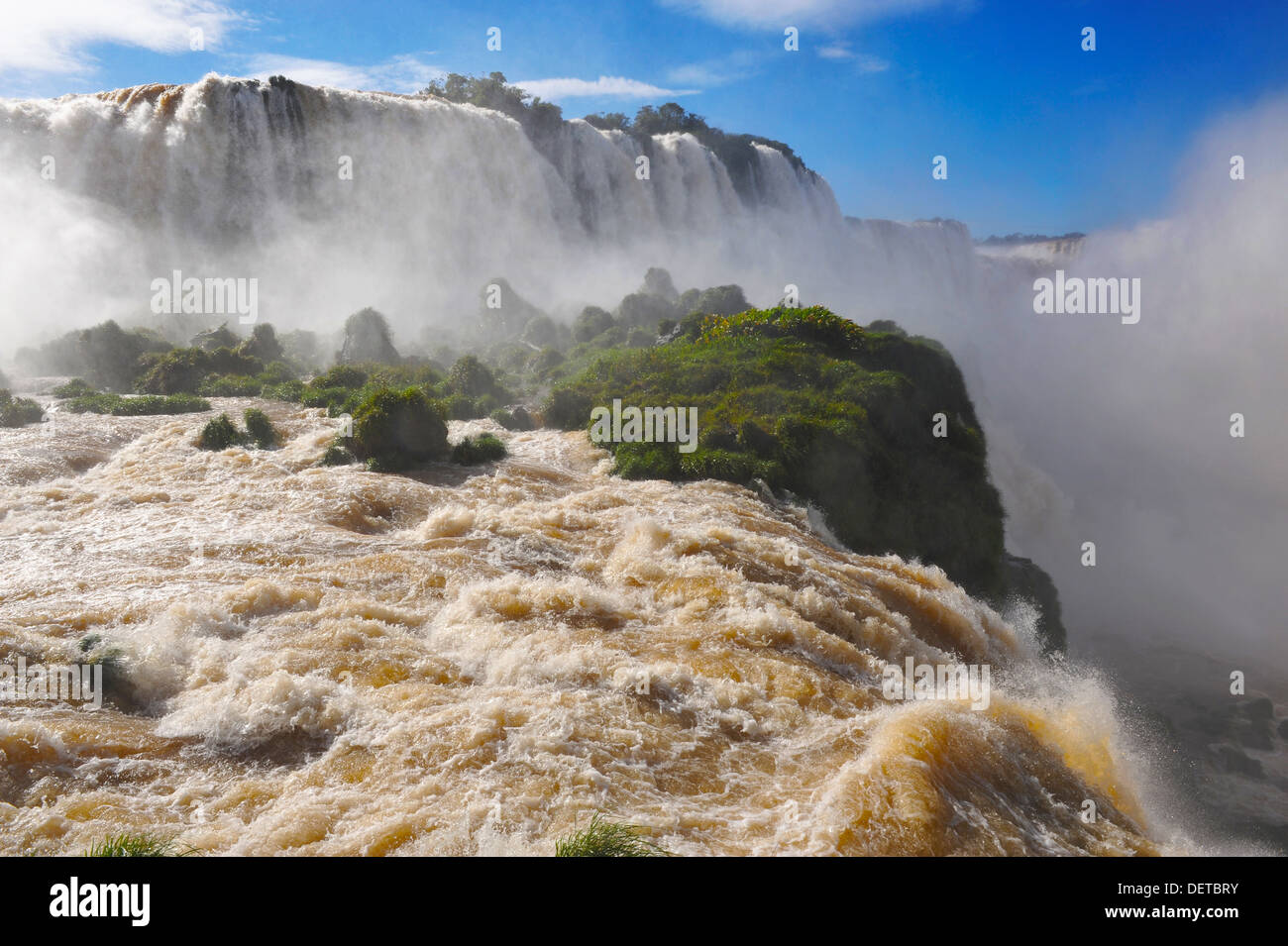Iguazu Falls Argentina, Brazil. Stock Photo