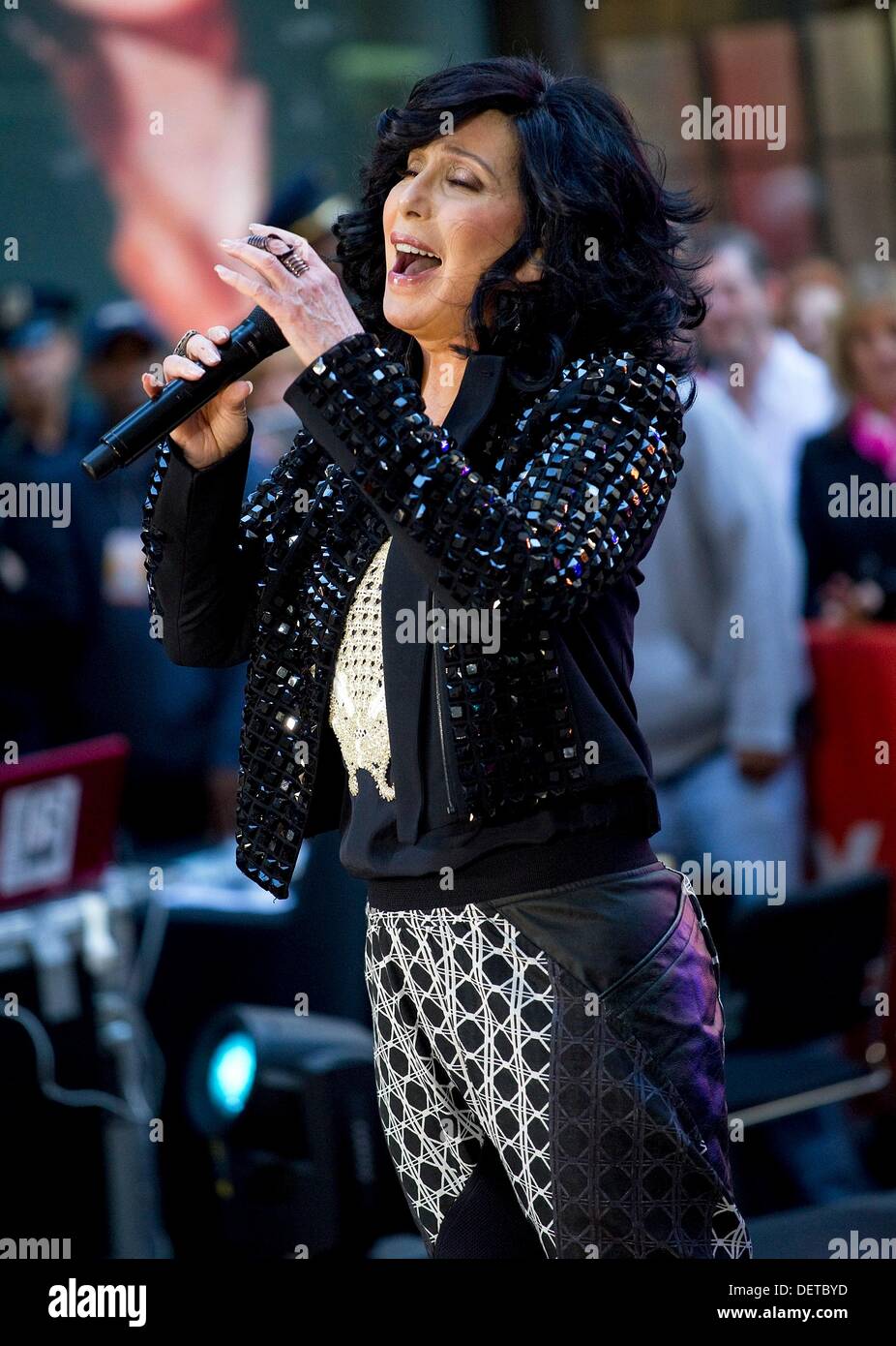 Cher Rockerfrller New York, NY. 23rd Sep, 2013. Cher on stage for NBC Today Show Concert ...