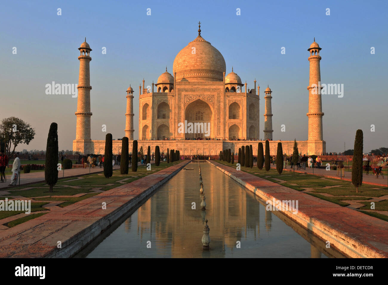 The Taj Mahal, Agra, India. Stock Photo