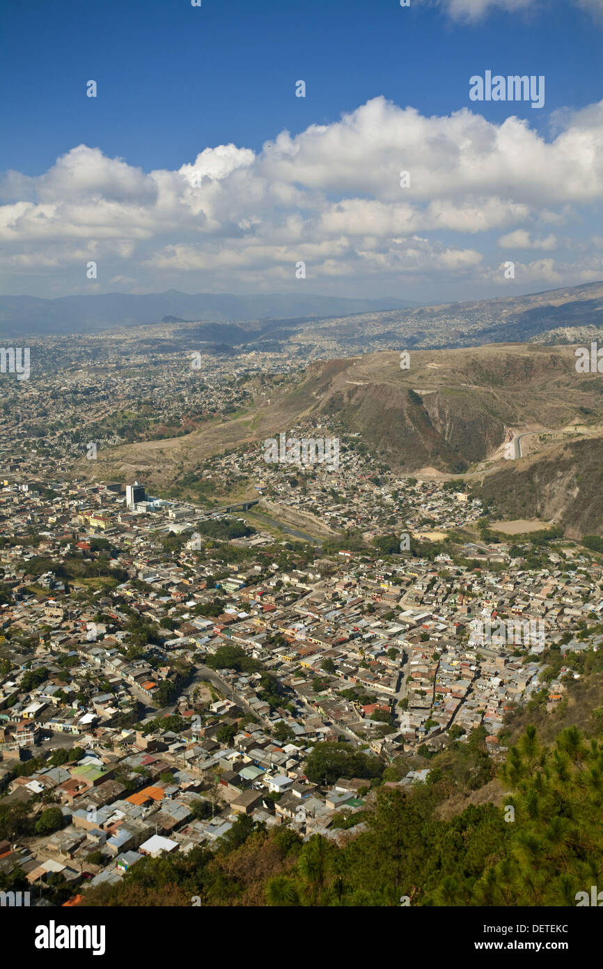 View of city from El Pichacho City Park, Tegucigalpa, Honduras Stock Photo  - Alamy