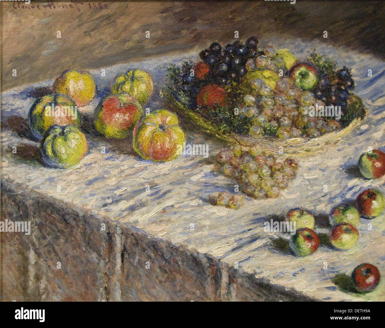 Claude Monet - Apples and Grapes - 1880 - The Art Institute of Chicago Stock Photo