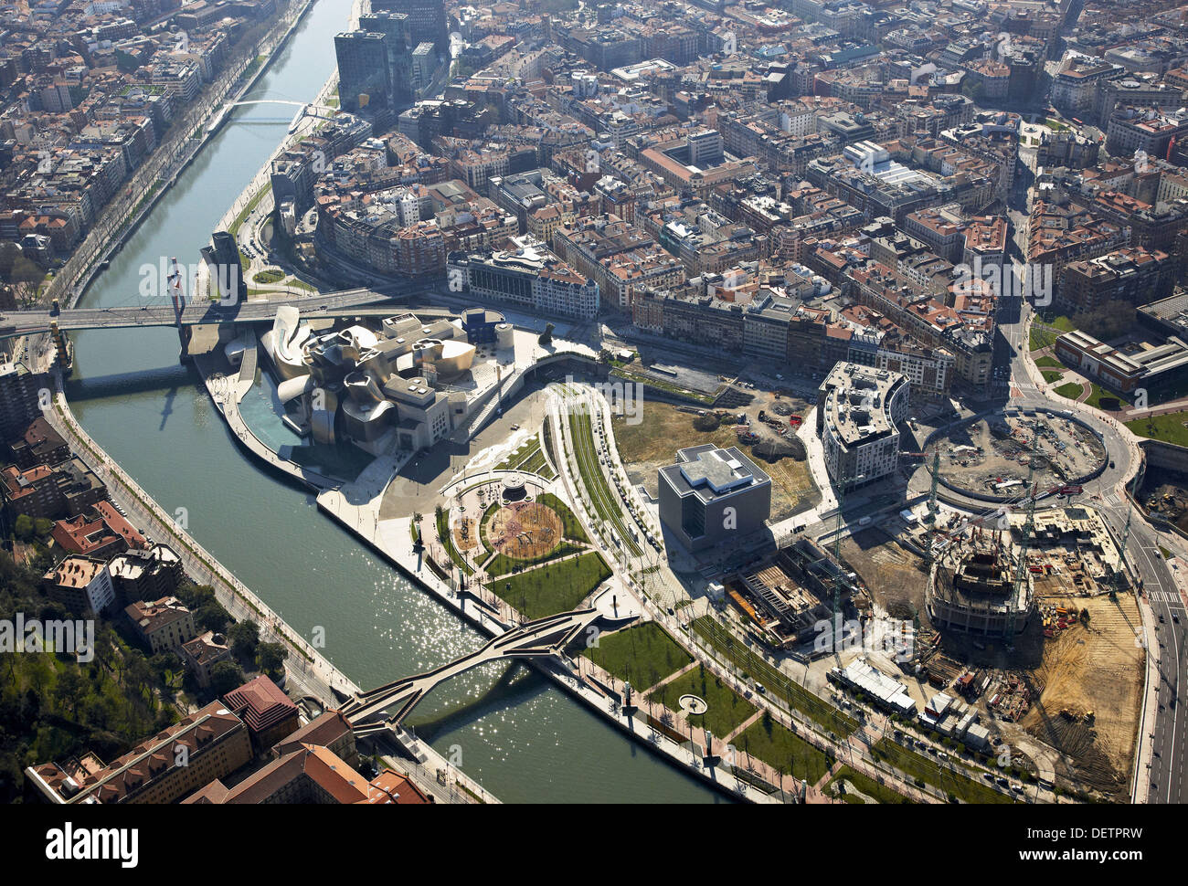Guggenheim Museum, Bilbao, Biscay, Basque Country, Spain Stock Photo