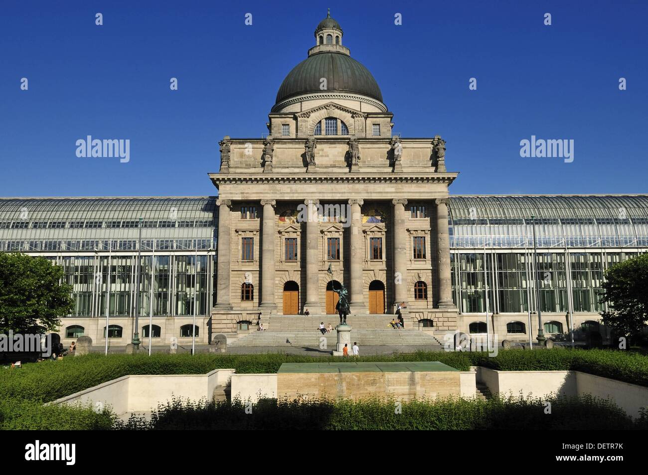 Bayerische Staatskanzlei, Hofgarten, Munich, München, Bavaria, Germany, Europe Stock Photo