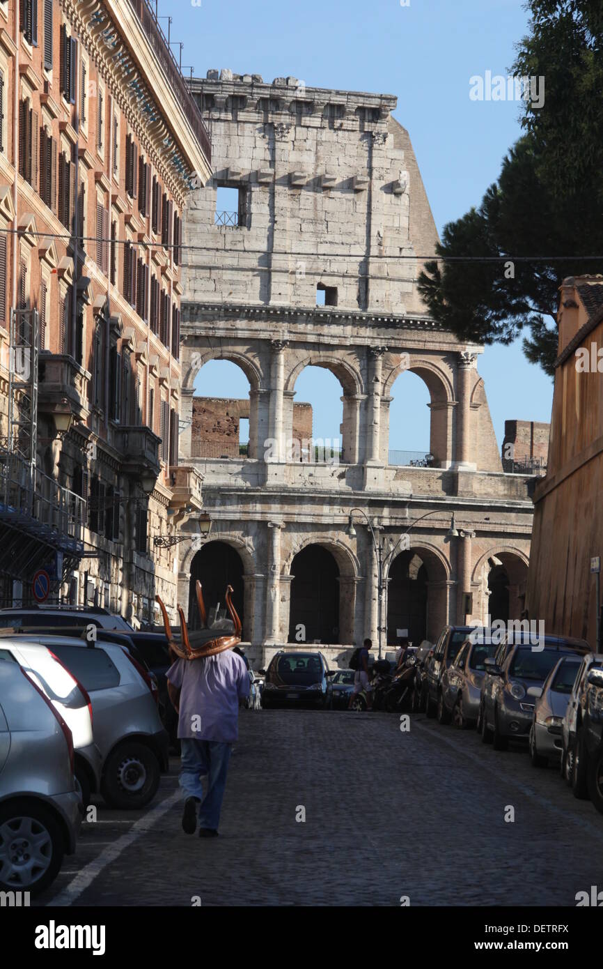 Rome, Italy. 23rd September 2013. Scaffolding erected around the ...
