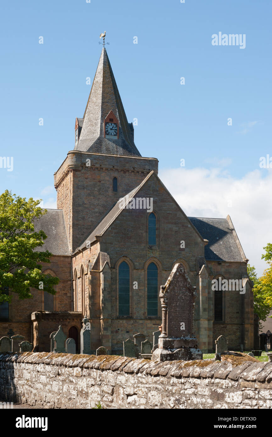 Dornoch Cathedral -Scottish Church Stock Photo