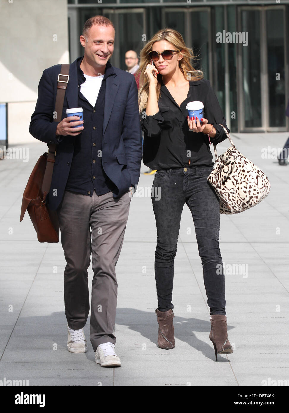London, UK, 24th September 2013. Abbey Clancy seen at the BBC in London Credit:  WFPA/Alamy Live News Stock Photo