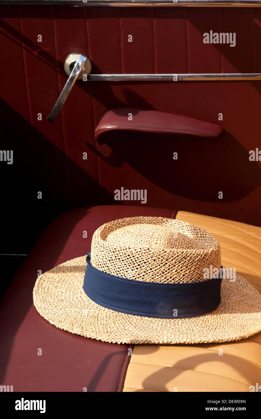 antique straw hats