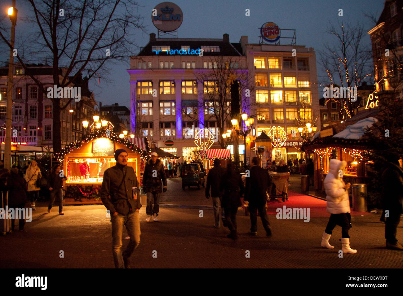 Amsterdam christmas market Stock Photo Alamy