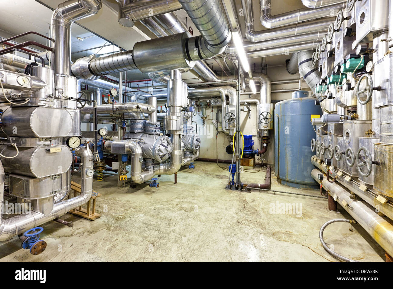 Technical Processing Room Interior of an industry production and technique room Stock Photo - Alamy