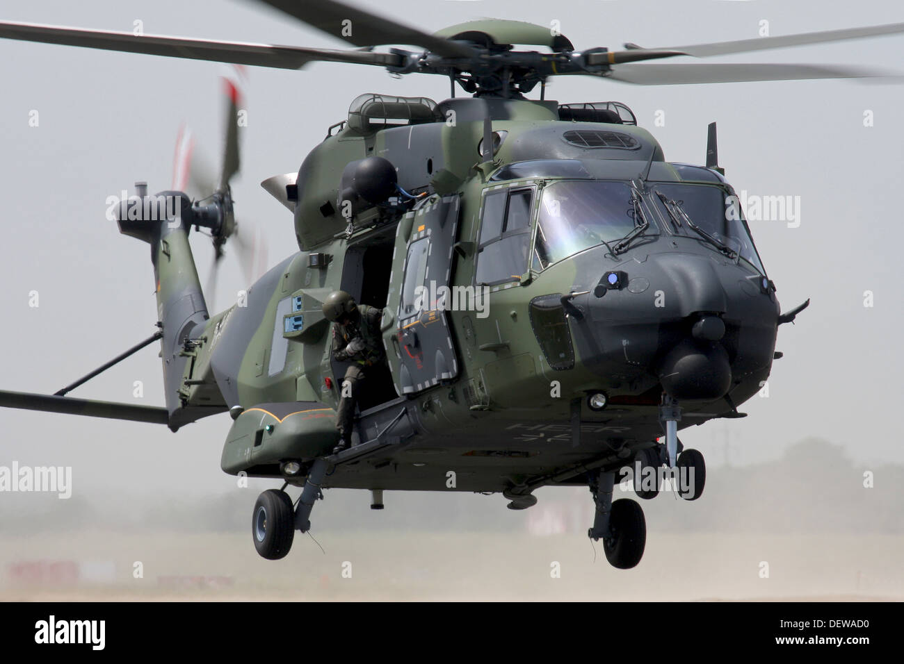Military helicopter from German Army in action Stock Photo Alamy