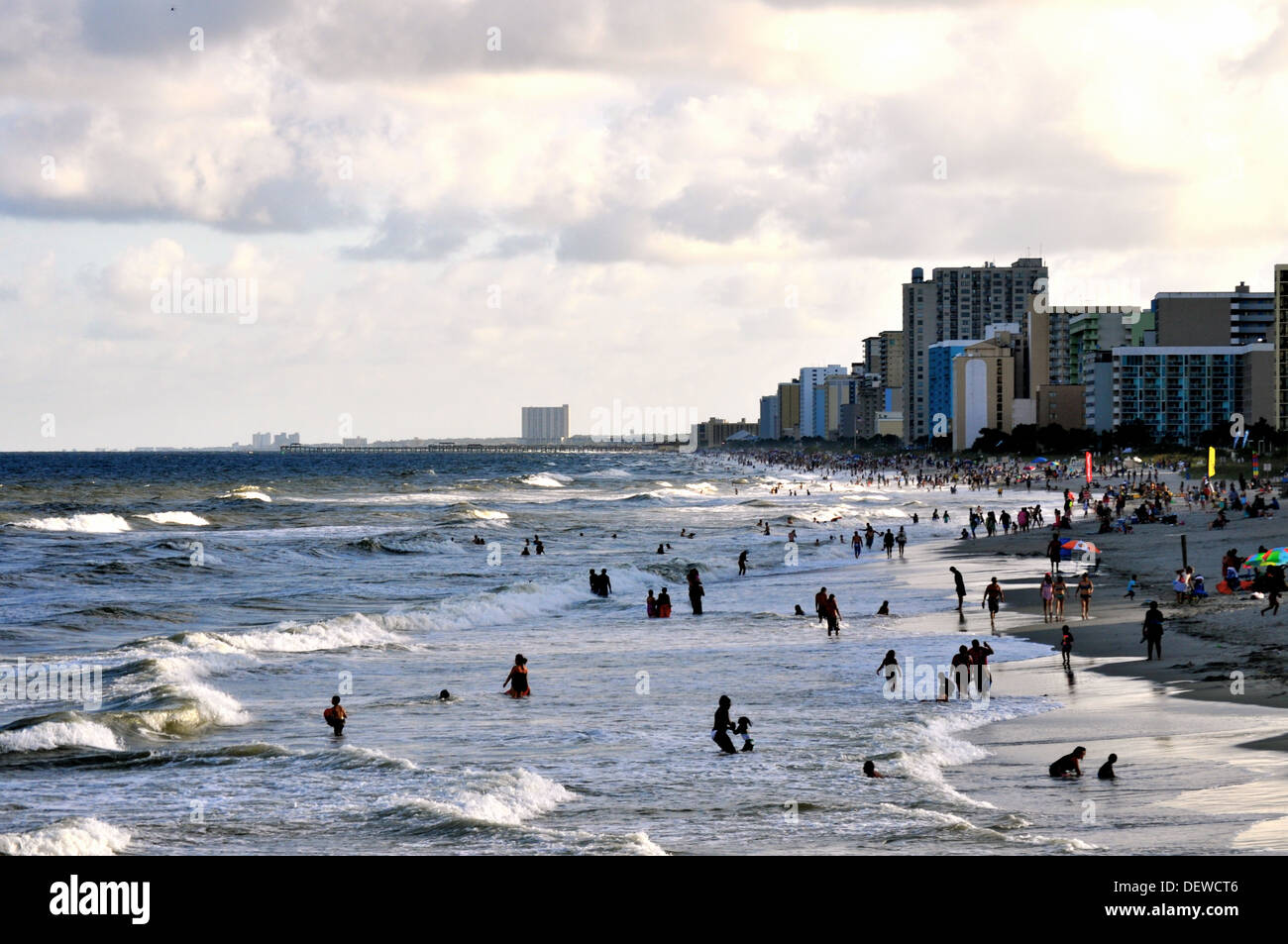 Myrtle Beach Coastline Stock Photo - Alamy