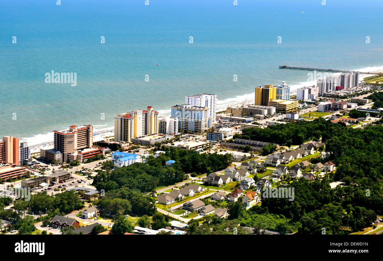 Myrtle Beach Coastline Stock Photo - Alamy