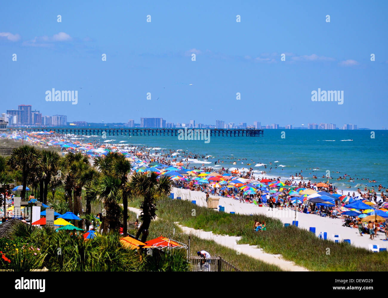 Myrtle Beach coastline Stock Photo - Alamy